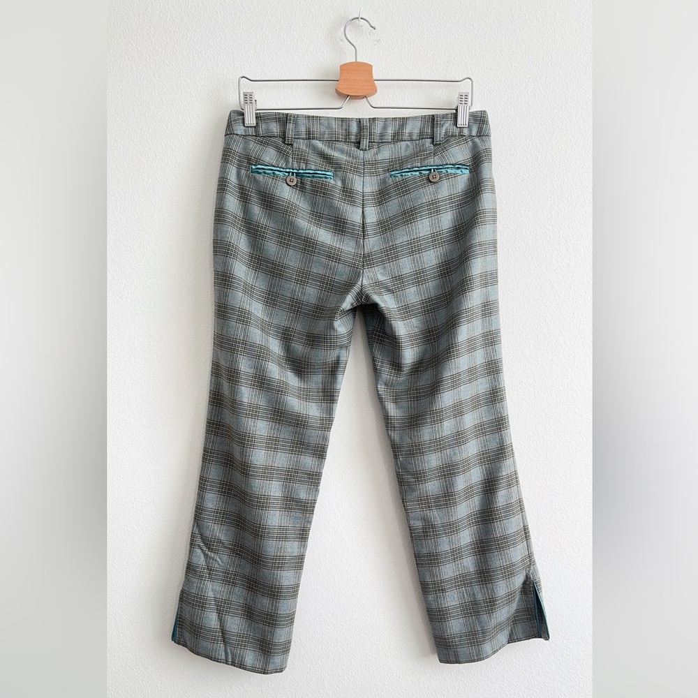 Excellent Abercrombie & Fitch Plaid Wool Blend Ankle Pants - Picture 2 of 8